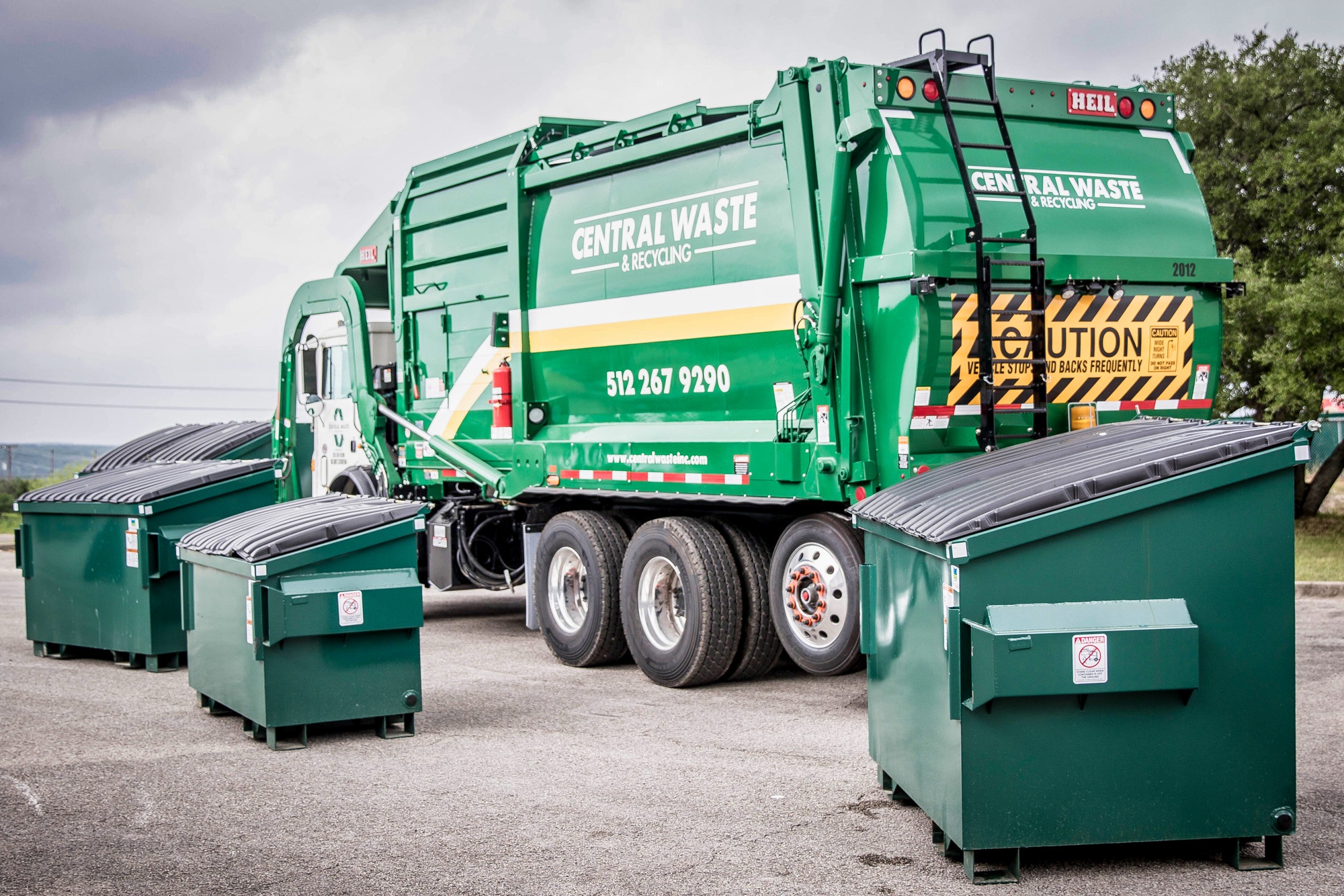 Austin San Antonio Dumpster Rentals Waste Management Central 